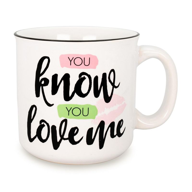 Silver Buffalo Gossip Girl "You Know You Love Me" Ceramic Camper Mug | Holds 20 Ounces, 1 of 7