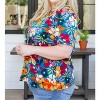 Women's Can't Stop the Beat Floral Top - Haptics - 2 of 3