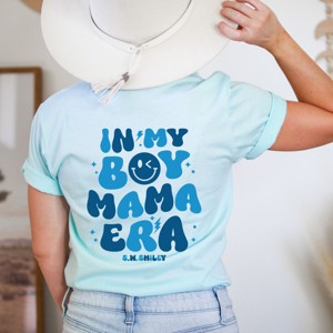 Simply Sage Market S.W.Smiley In My Boy Mom Era Front And Back Short Sleeve Tee - 1 of 4