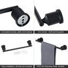 WOWOW 5-Piece Bath Hardware Set with Towel Bar, Toilet Paper Holder, Towel Ring and Towel Hook Included - 4 of 4