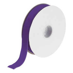 Unique Bargains Soft Single Face Spool Silky Velvet Ribbon for Bouquets DIY Crafts - 1 of 3