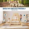 Wooden Climber for Kids, Indoor Playground Jungle Gym Set with Slide, Rock Wall, Monkey Bars & Climbing Net, Montessori Toys for Toddlers - 4 of 4