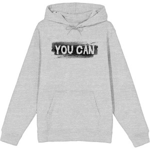 "You Can" Gym Culture Adult Long Sleeve Hoodie - 1 of 2