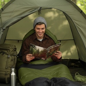 TRAVELITE 320 寝袋 USB Heated Sleeping Bag, Lightweight Waterproof Camping Sleeping