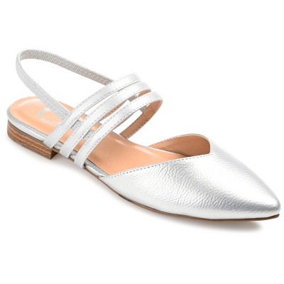 Journee Collection Women's Brinney Ballet Pointed Toe Pull On Flats