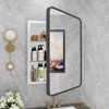 WallBeyond Aluminum Rectangle Corner Door Cabinet Wall Mirror - image 2 of 4