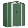 vidaXL Storage Shed Outdoor Storage Shed for Backyard Patio Galvanized Steel - 2 of 4