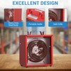 Electric Heater - 4800 Watt 240V Ceiling/Wall Mount with Thermostat, Fan-Forced Indoor Shop Heater for Garage/Workshop (ETL Certified) - 4 of 4