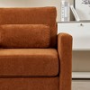 Chenille Modern Accent Armchair with Solid Wood Frame and Cushioned Seat - 3 of 4