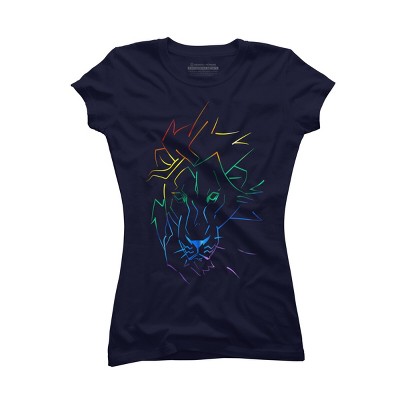 Adult Design By Humans Roar Your Pride Lion Rainbow By WheelsAflame T-Shirt