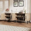 66" Modern TV Stand with 4 Doors,Adjustable Shelves & Cable Management,Media Console Storage Cabinet for Living Room-Baofuwish - 2 of 4