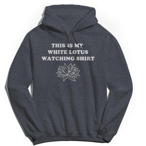 Rerun Island Men's Lotus Watching Shirt Luxury Paradise Drama Long Sleeve Graphic Cotton Sweatshirt Hoodie - 1 of 4