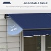 Vynxaria 10' x 8' Retractable Awning - Versatile Sunshade for Outdoor Comfort - 2 of 4