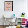Stupell Industries Alphabet with Florals Black Framed Floater Canvas Wall Art - 2 of 4