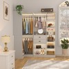 Besiost 71-In Corner Closet System Set with Wood Drawers, Freestanding Closet Organizer with - 2 of 4