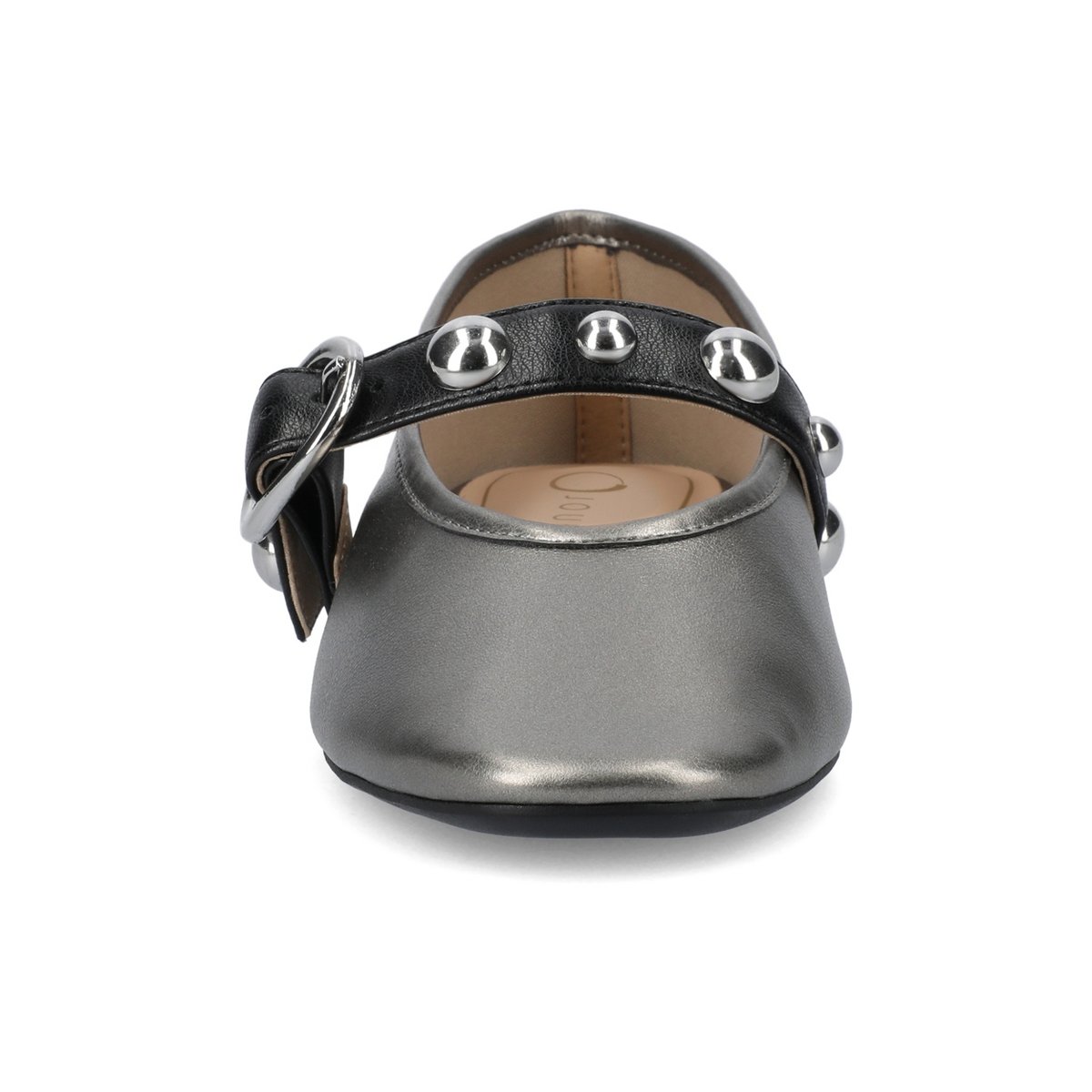 Обувь Journee Collection Journee Women's Naveah Studded Ballet Flats, Pewter 9 — фото 6