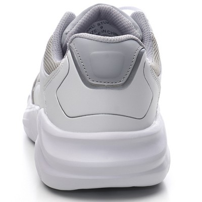 Alpine Swiss Stuart Mens Chunky Fashion Sneakers, White Gray, 11 — фото 6
