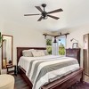Airsurfer 48-inch Matte Black Industrial 5-Blade Ceiling Fan with Light and Remote - 4 of 4