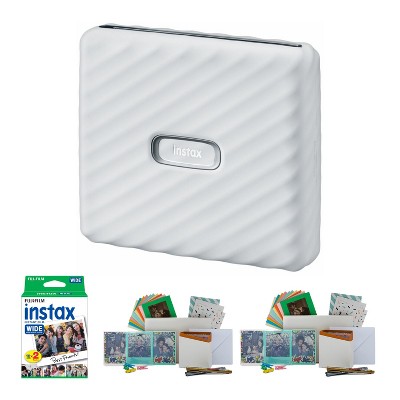 Fujifilm Instax Link Wide Instant Photo Printer (white) Everything