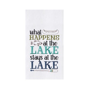 C&F Home What Happens At The Lake Kitchen Towel - 1 of 2