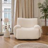 Mshliw Chenille Upholstered Armchair with Deep Seat, Single Sofa, Full Foam Cushion, Ergonomic Support and No-Assembly Design for Living Room - 3 of 4