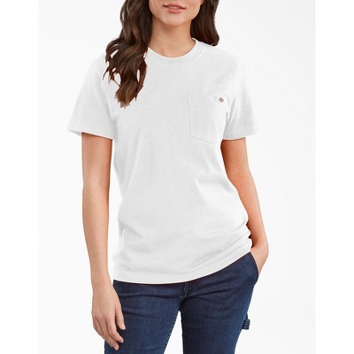 Dickies Women's Short Sleeve Heavyweight T-shirt, White, 2x : Target