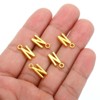 Unique Bargains Metal Bulk Elegant DIY Crafts Jewelry Making Initial Pendants 50 Pcs - 4 of 4