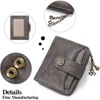 FATMOON  Women’s RFID Blocking Leather Wallet - Genuine Leather Small Bifold with Zipper Pocket & ID Window for Daily Use,Travel,Gift - 4 of 4