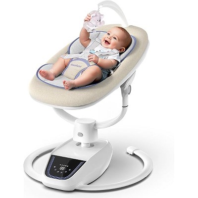 besrey 5 in 1 Baby Bassinet Bedside Sleeper, Playpen with Bassinet & Baby Cradle