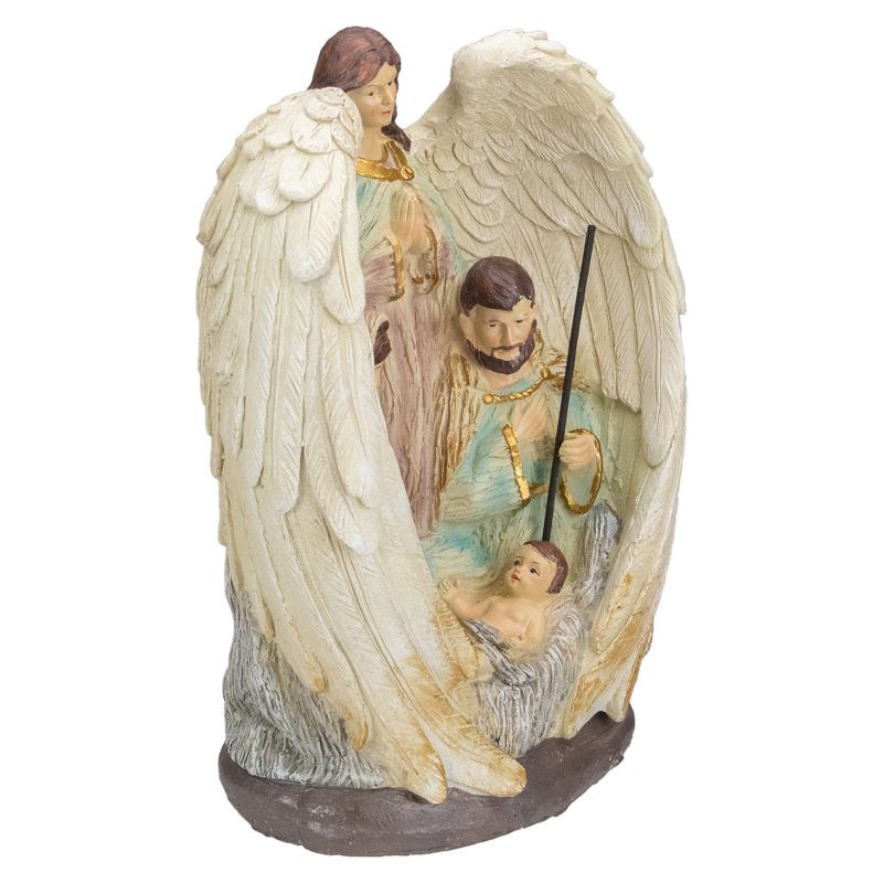 Northlight 11.25” Holy Family and Angel Christmas Nativity Table Decoration, 2 of 5