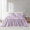 6 Pcs Solid Wrinkle-Free Satin Sheet Set, Silky Soft Touch Frezz-Reduce Luxury Sheets, OEKO-TEX Certified Premium Bedding Set - 3 of 4