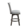 NicBex Dining Chairs Set of 2 Pub Height Chairs Seat Tufted Fabric with Solid Wood Frame for Kitchen,Gray - 2 of 4
