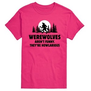 Men's - Instant Message - Werewolves Arent Funny Short Sleeve Graphic T-Shirt - 1 of 4