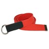 CTM  Cotton Web Belt with Double D Ring Buckle - 2 of 4