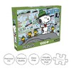 Aquarius Puzzles Peanuts Beagle Scouts 1000 Piece Jigsaw Puzzle - image 2 of 3