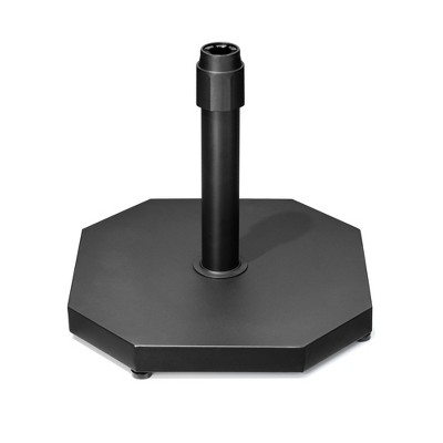 Crestlive Products Patio Umbrella Base 40lbs Outdoor Umbrella Stand for Market Umbrella Polygonal Heavy Duty Umbrella Holder Outdoor Base