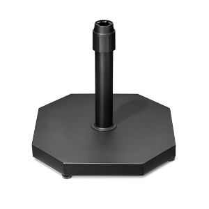 Crestlive Products Patio Umbrella Base 40lbs Outdoor Umbrella Stand for Market Umbrella Polygonal Heavy Duty Umbrella Holder Outdoor Base - 1 of 4