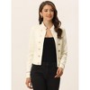 INSPIRE CHIC Women's Vintage Steampunk Open Front Button Decor Casual Jacket - 3 of 4