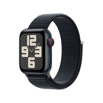Apple Watch Se 2 Gps + Cellular (2023) 40mm Midnight Aluminum Case With Midnight Sport Loop : Target Apple Watch Se 2 Gps + Cellular (2023) 40mm Midnight Aluminum Case With Midnight Sport Loop : Target