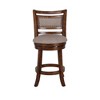 New Classic Furniture, Aberdeen Brown Solid Wood Swivel Counter Stool (Set of 2), Brown - 3 of 4