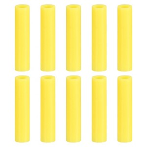 Unique Bargains Silicone Removable Soft Flexible Reusable Straws Tips 10 Pcs - 1 of 4