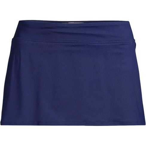 Lands' End Women's Chlorine Resistant Mini Swim Skirt Swim Bottoms - 6 ...