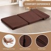 3-in-1 Convertible Folding Sleeper Chair Sofa Bed Lazy Couch with Pillow Fabric for Living Room - 4 of 4