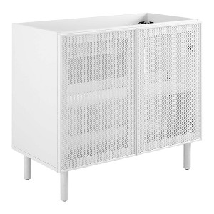 Modway Calla 36 in Perforated Metal Bathroom Vanity Cabinet (Sink Basin Not Included) - 1 of 4