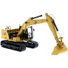Cat Caterpillar 323 Hydraulic Excavator Next Generation Design & Operator & 4 Work Tools "High Line Series" 1/50 Diecast Masters - 3 of 4