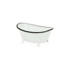 Cheung's Lavande Metal Fleur-de-Lis Mini Tub Decor - White - 2 of 4