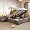 AMERLIFE Lift Up Storage Bed with Storage Underneath, No Headboard - 3 of 3