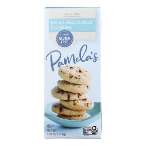 Pamela's Products - Cookies - Pecan Shortbread - Gluten-Free - Case of 6 - 6.25 oz - 1 of 2