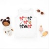 The Juniper Shop Coquette Baseball Red Chart Toddler Tank - 3 of 4