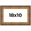 PosterPalooza | Museum Gold Picture Frame - UV Acrylic, Backing Board, Hanging Hardware Included - 2 of 4